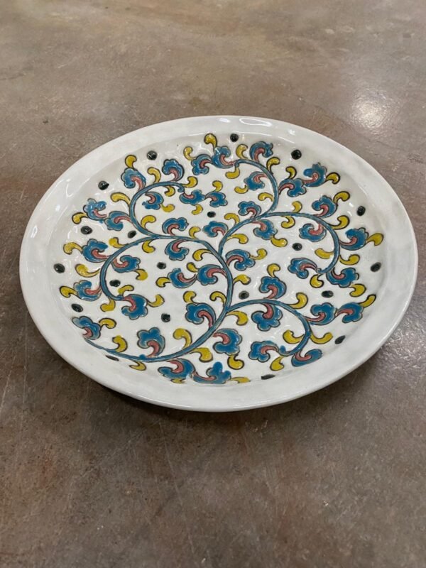 Hand painted Coffee Vines Plate
