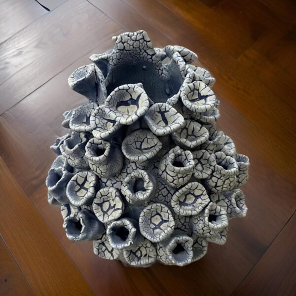 Blue Pakarang Textured Vase