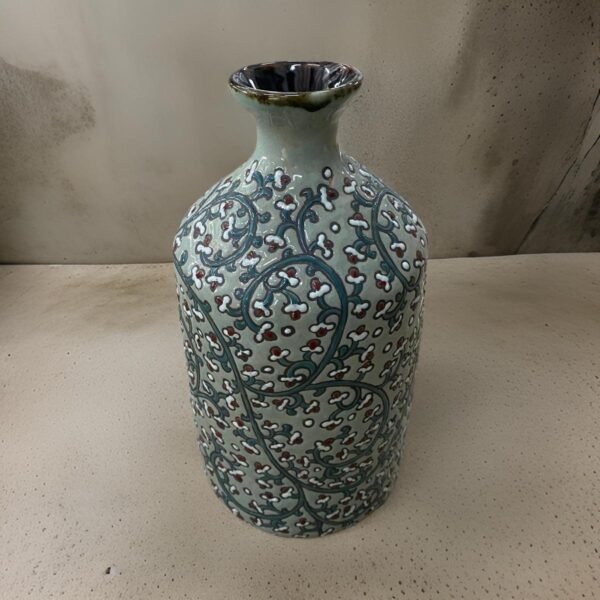 Lanna Floral Vines Handpainted Vase