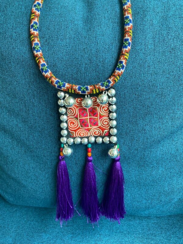 Embroidered Akha Harmony Necklace
