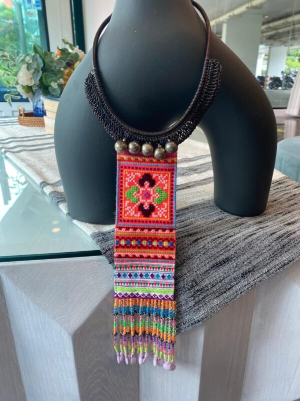 Embroidered Muang Elegance Necklace